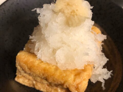 厚揚げ大根おろしのせ.副菜.おつまみ .あと一品